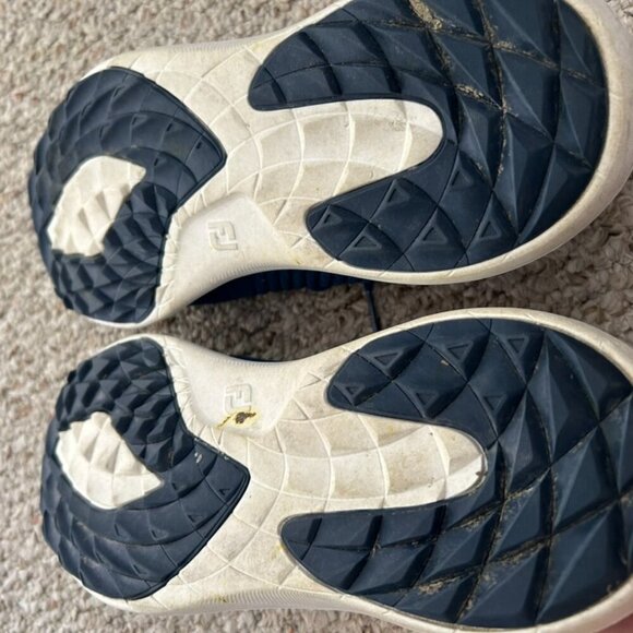 Men's FootJoy Flex XP Golf Shoes - Navy 56268 - Picture 8 of 10